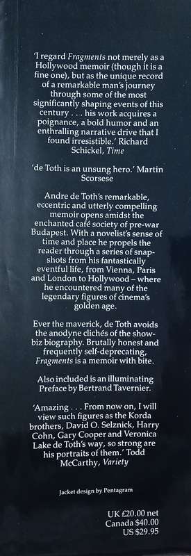 Fragments: Portraits From the Outside | Andre de Toth