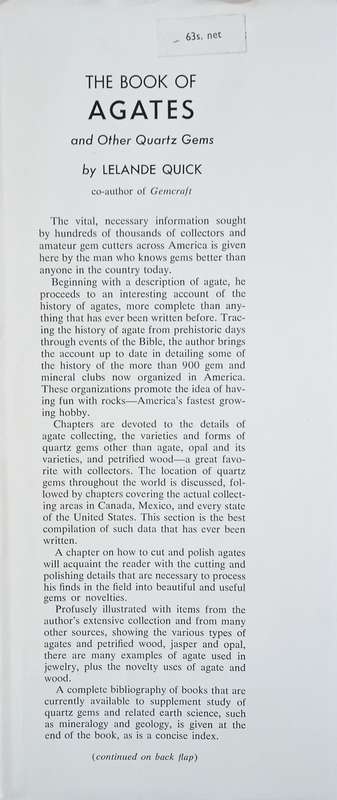 The Book of Agates And Other Quartz Gems | Lelande Quick
