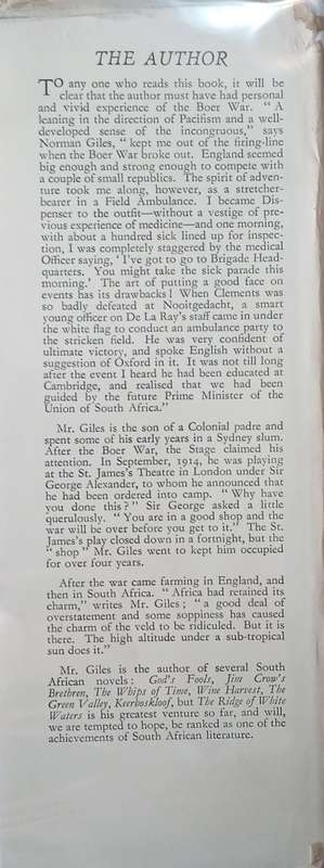 The Ridge of White Waters | Norman Giles