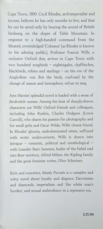 Manly Pursuits | Ann Harries