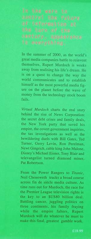 Virtual Murdoch: Reality Wars on the Information Highway | Neil Chenoweth