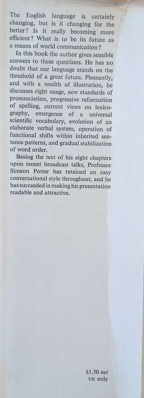 Changing English | Simeon Potter
