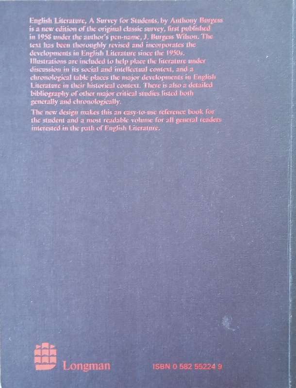 English Literature | Anthony Burgess