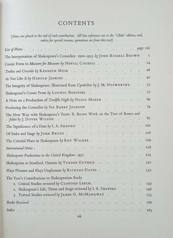 Shakespeare Survey: The Annual Survey of Shakespearian Study & Production 8, 1955 | Allardyce Nic...