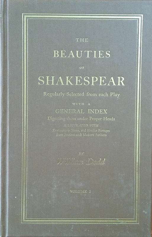 Eighteenth Century Shakespeare No. 9: The Beauties of Shakespear vol. 1 | William Dodd