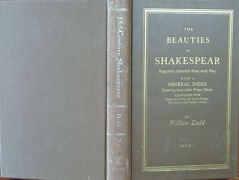 Eighteenth Century Shakespeare No. 9: The Beauties of Shakespear vol. 1 | William Dodd