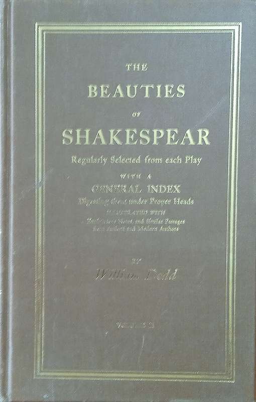 Eighteenth Century Shakespeare No. 9: The Beauties of Shakespear, Vol. 2 | William Dodd