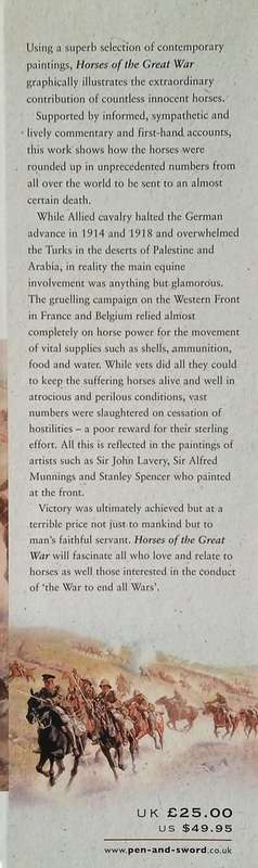 Horses of the Great War: The Story in Art | John Fairley