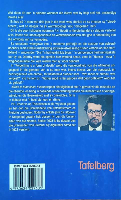 Afrika is Blou Soos 'n Lemoen [Afrikaans] | P.H. Roodt