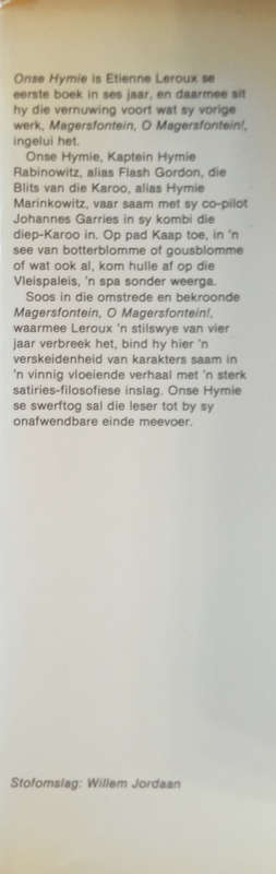 Onse Hymie [Afrikaans] | Etienne Leroux