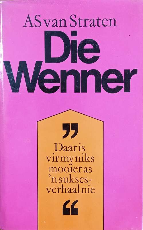 Die Wenner [Afrikaans] | A.S. van Straaten