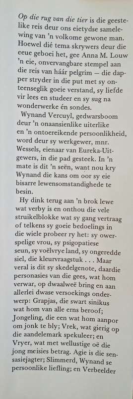 Op die Rug van die Tier [Afrikaans] | Anna M. Louw