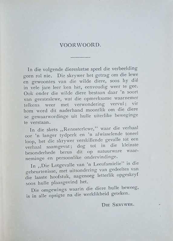 Uit Oerwoud en Vlakte: Sketse uit die Oos-Afrikaanse Dierewêreld [Afrikaans] | Sangiro