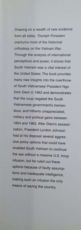 Triumph Forsaken: The Vietnam War; 1954-1965 | Mark Moyar