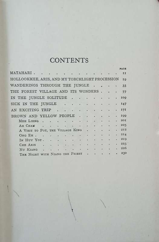 Matahari: Impressions of the Siamese-Malayan Jungle | H.O. Morgenthaler