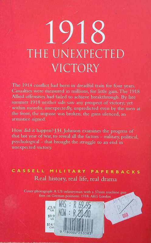 1918 The Unexpected Victory | J.H. Johnson