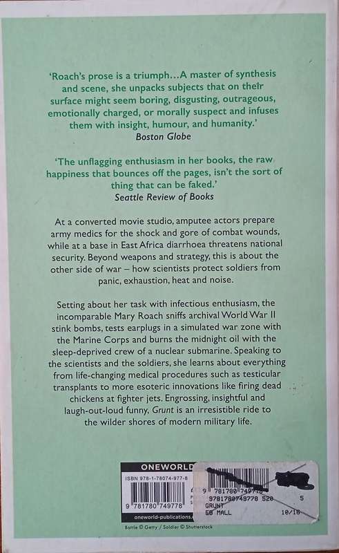 Grunt: The Curious Science of Humans at War | Mary Roach