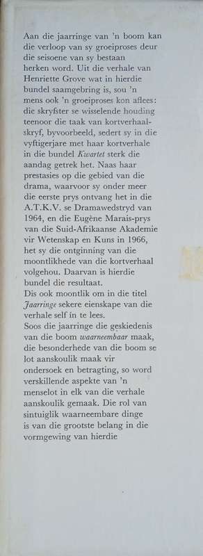 Jaarringe: 12 Kortverhale [Afrikaans] | Henriette Grové
