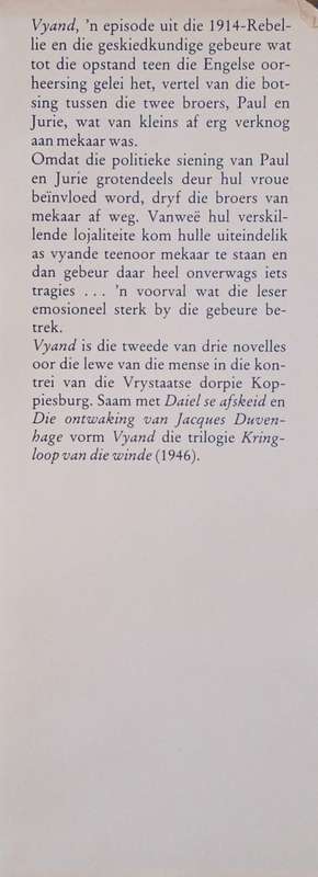 Vyand [Afrikaans] | C.M. van den Heever
