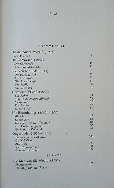 I.D. du Plessis. Versamelde Prosa [Afrikaans] | I.D. du Plessis