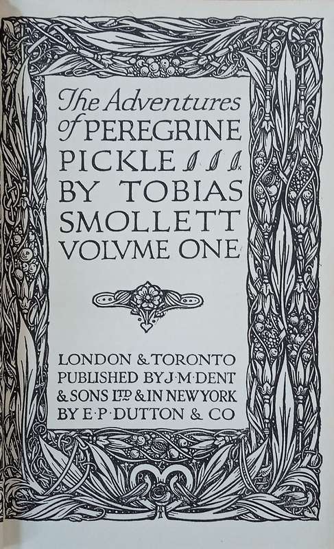 The Adventures of Peregrine Pickle, in 2 Volumes | Tobias Smollett