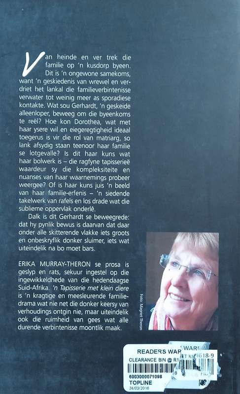 'n Tapisserie met Klein Diere [Afrikaans] | Erika Murray-Theron