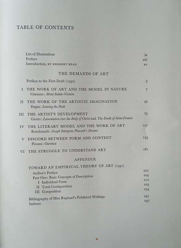 The Demands of Art | Max Raphael