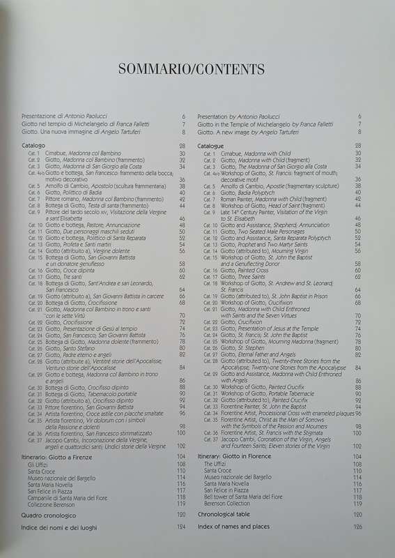 Giotto: Guida Alla Mostra/Guide to the Exhibition. Itenerario Fiorentino/Florentine Itinerary [It...