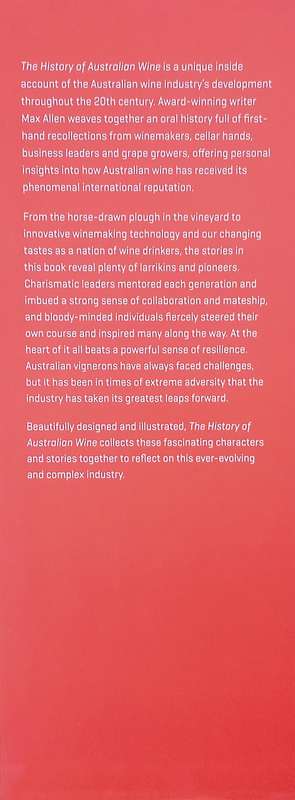The History of Australian Wine: Stories from the Vine to the Cellar Door | Max Allen