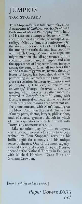 Jumpers | Tom Stoppard
