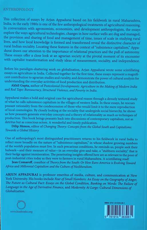 Agricultural Reason in the Shadow of Subsistence Capitalism: A Rural Ontology from Western India ...