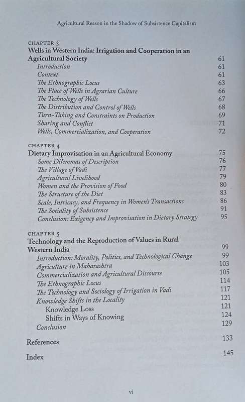 Agricultural Reason in the Shadow of Subsistence Capitalism: A Rural Ontology from Western India ...