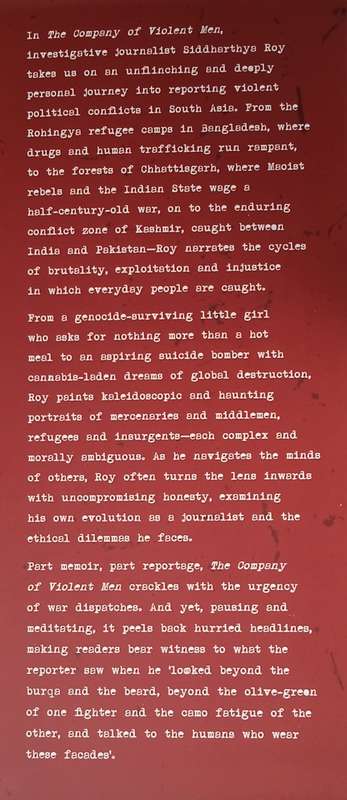 The Company of Violent Men: Stories from the Bloody Fault Lines of the Subcontinent | Siddharthya...