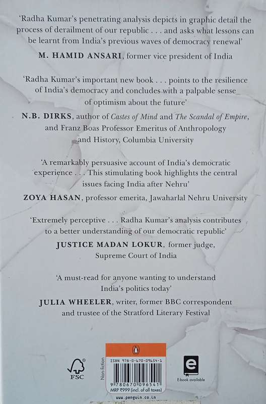 The Republic Relearnt: Renewing Indian Democracy 1947-2024 | Radha Kumar