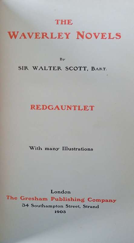 Redgauntlet, The Waverley Novels | Sir Walter Scott