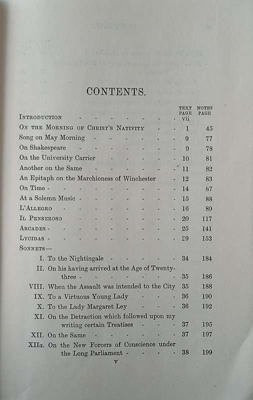 Nativity Ode, Lycidas, Sonnets &c | John Milton
