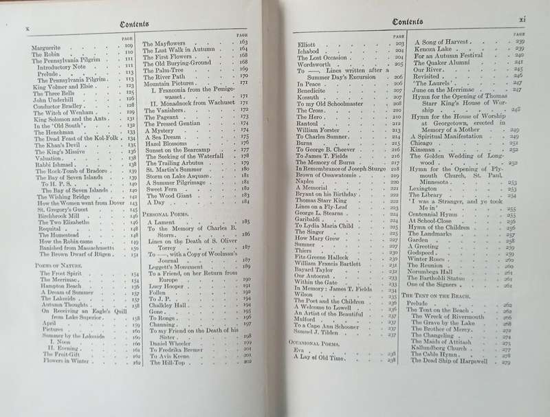 The Poetical Works of John Greenleaf Whittier, with Notes, Index of First Lines and Chronological...