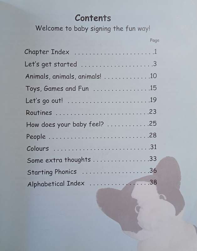 Sing and Sign Vocabulary Book: Baby Signing the Fun Way