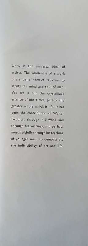 The Synthetic Vision of Walter Gropius | Gilbert Herbert