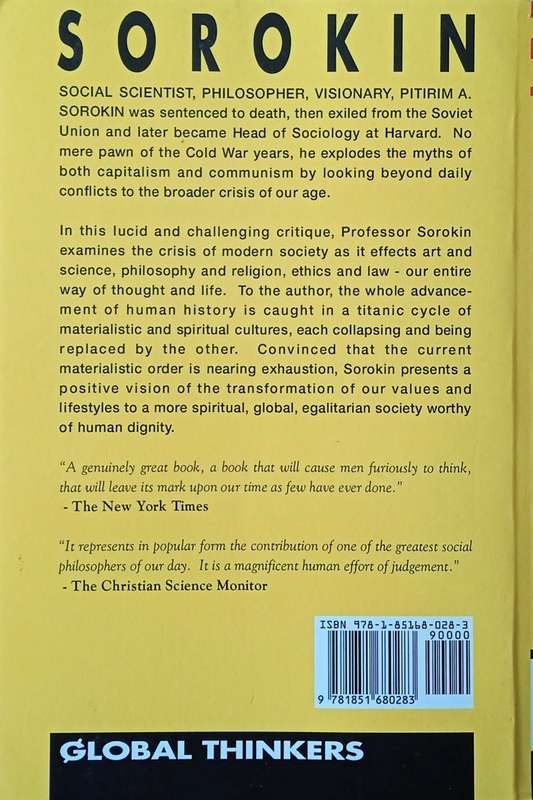 The Crisis of Our Age | Pitirim A. Sorokin