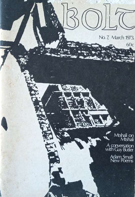 Bolt, March 1973. No. 7 | Christopher Hope (ed.)