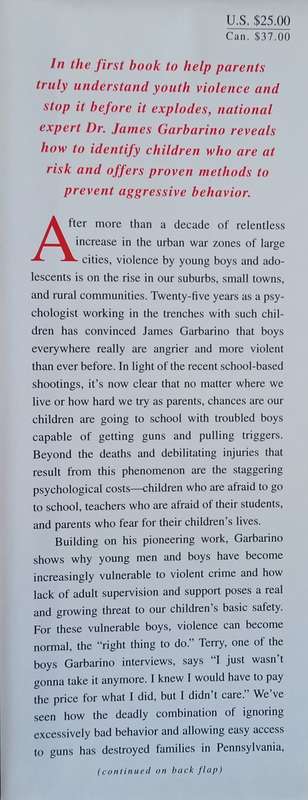 Lost Boys: Why Our Sons Turn Violent and How We Can Save Them | James Garbarino