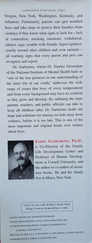 Lost Boys: Why Our Sons Turn Violent and How We Can Save Them | James Garbarino