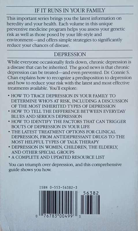 If It Runs in Your Family: Depression, Reducing Your Risk | Connie S. Chan
