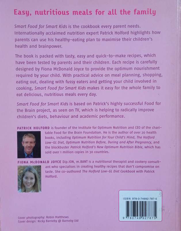 Smart Food for Smart Kids | Patrick Holford & Fiona McDonald Joyce
