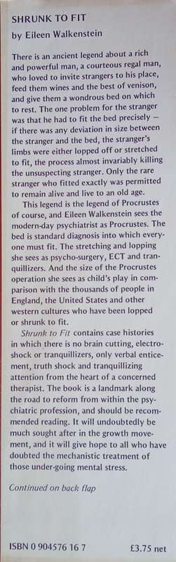 Shrunk to Fit: A Confrontation with Dehumanization in Psychiatry and Psychology | Eileen Walkenstein
