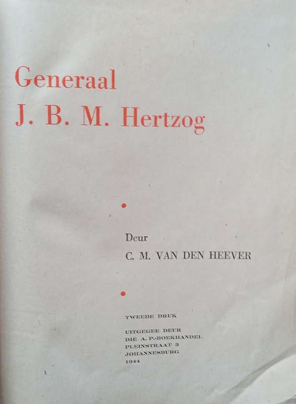Generaal J.B.M. Hertzog [Afrikaans] | C.M. van den Heever