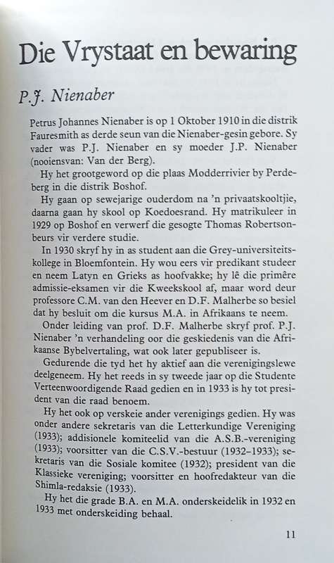 Die Vrystaat en Bewaring. Simposium 16-17 Maart 1983 [Afrikaans]