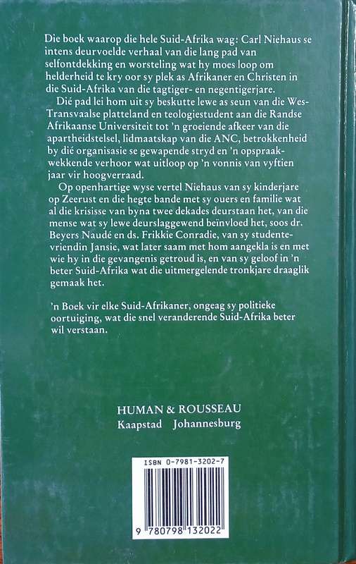 Om te Veg vir Hoop [Afrikaans] | Carl Niehaus