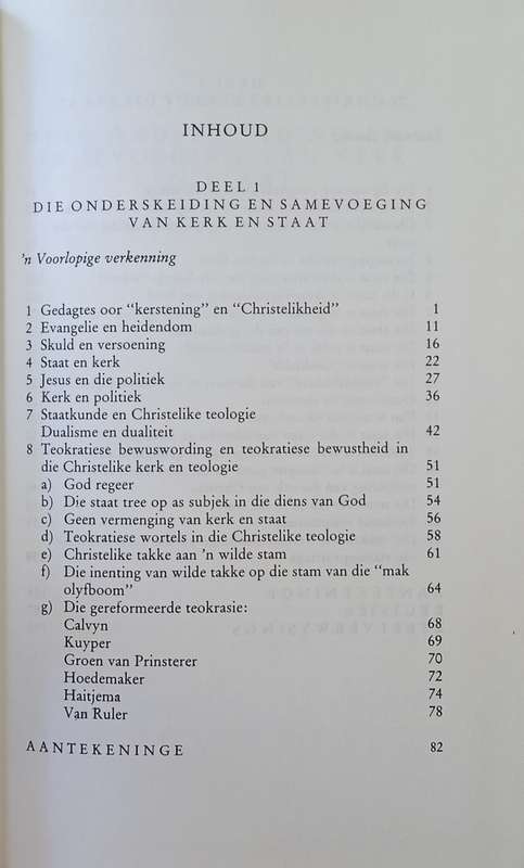 Die Tweeheid van Kerk en Staat [Afrikaans] | Ben Engelbrecht